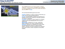 Tablet Screenshot of genmapp.org